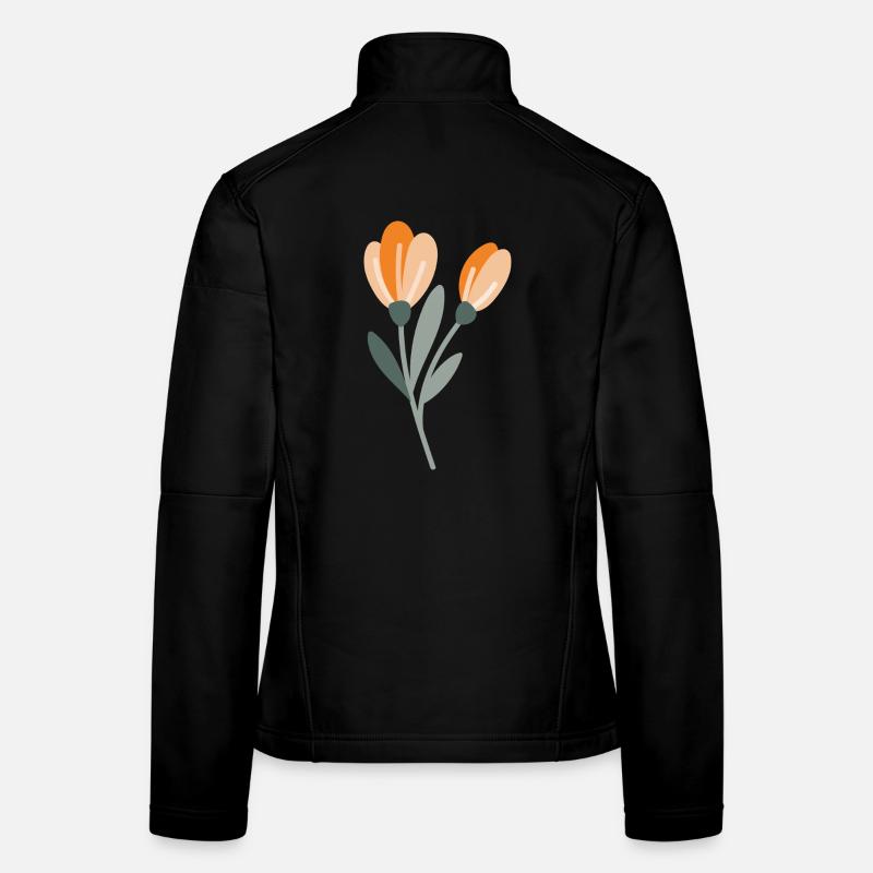 Fleur Veste en tissu softshell Femme