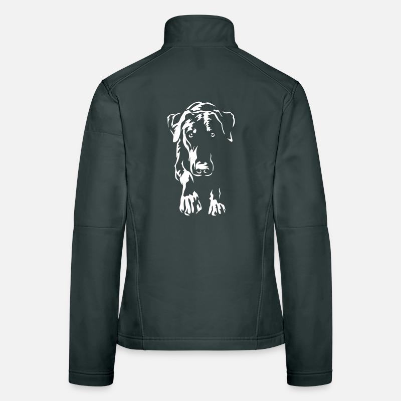 Dobermann "Black Edition" Frauen Softshelljacke