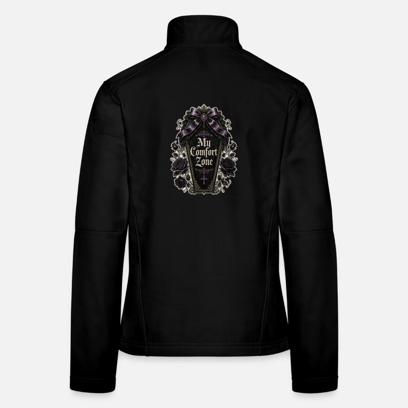 My Comfort Zone - Gothic - Women's Softshell Jacket - black