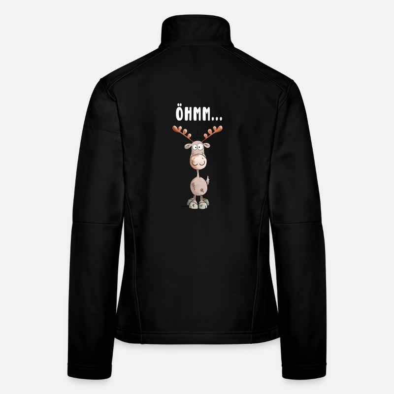 Öhmm Elch Frauen Softshelljacke