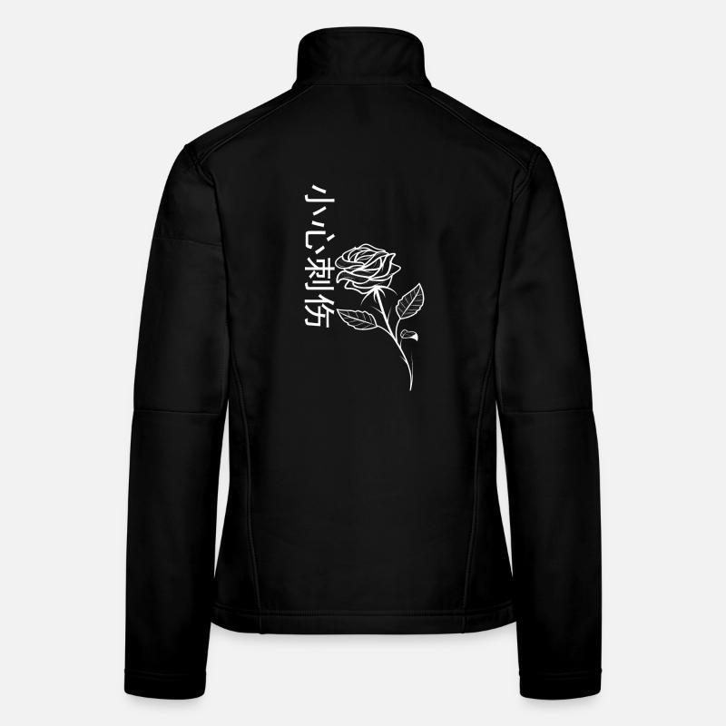 Rose prudence Épineux Veste en tissu softshell Femme