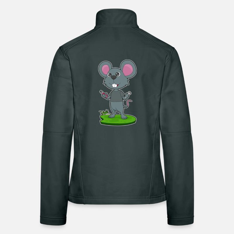 Pince Mouse Craftsman Veste en tissu softshell Femme