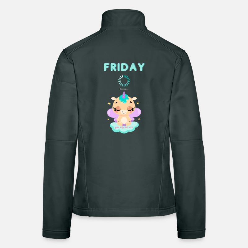 Friday loading, you only live once,Weekend Women's Softshell Jacket