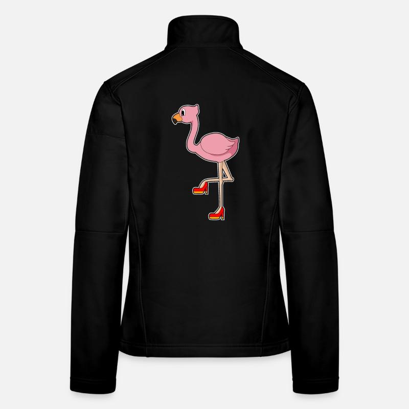 Talons hauts Flamingo Veste en tissu softshell Femme