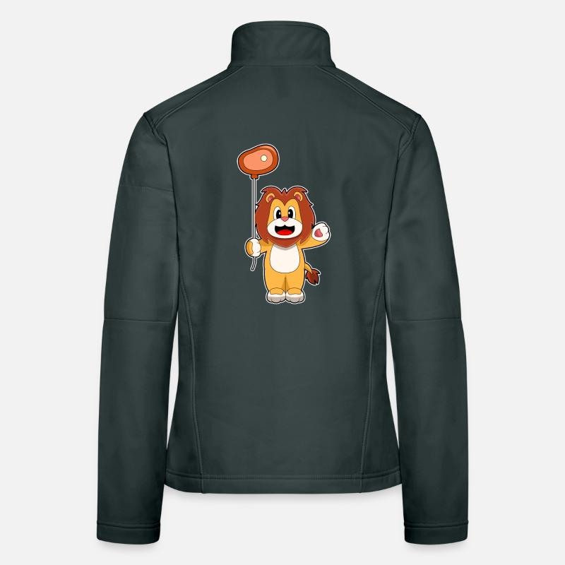 Viande de ballon de lion Veste en tissu softshell Femme