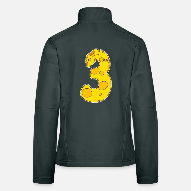 Numéro 3 - Trois - Troisième Veste en tissu softshell Femme
