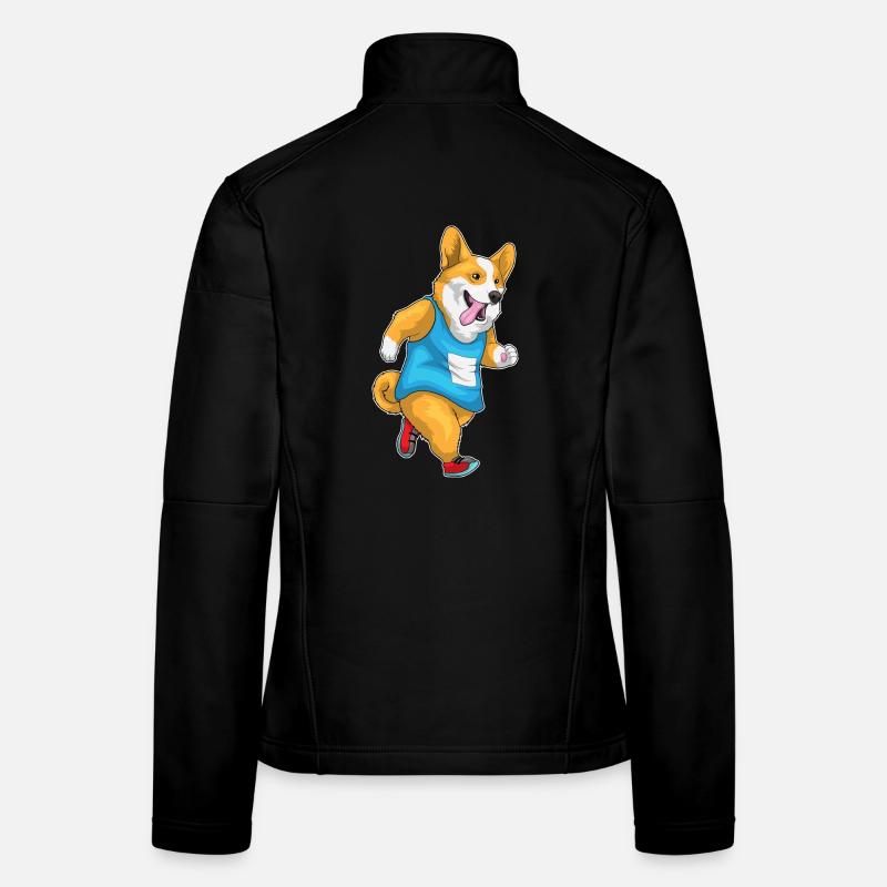 Corgi Jogger Jogging Sport Veste en tissu softshell Femme