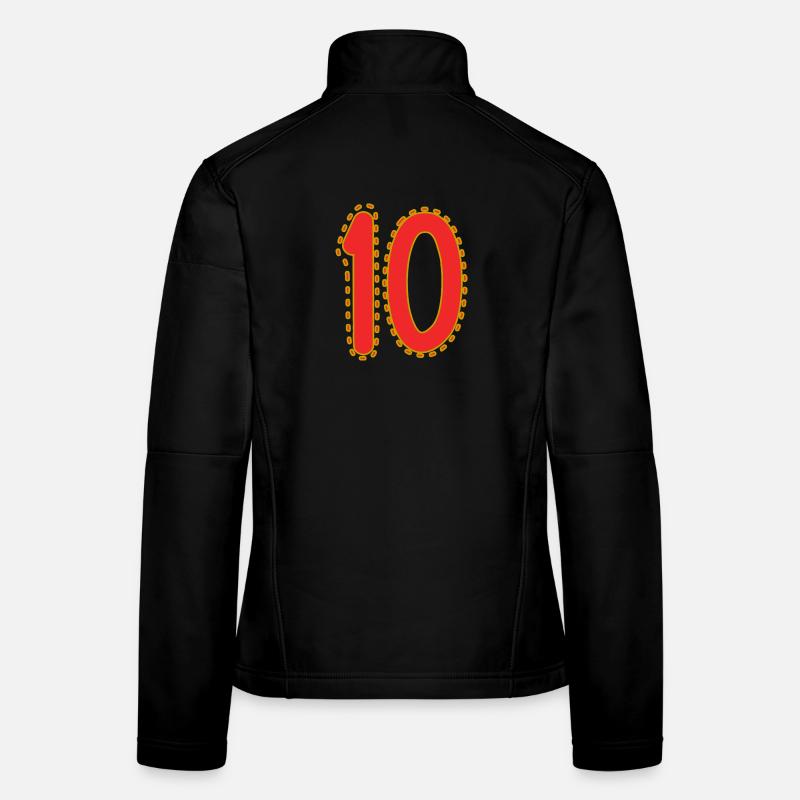 10. 10 YEARS. 10th ANNIVERSARY. 10 YEAR ANNIVERSARY. Women's Softshell Jacket