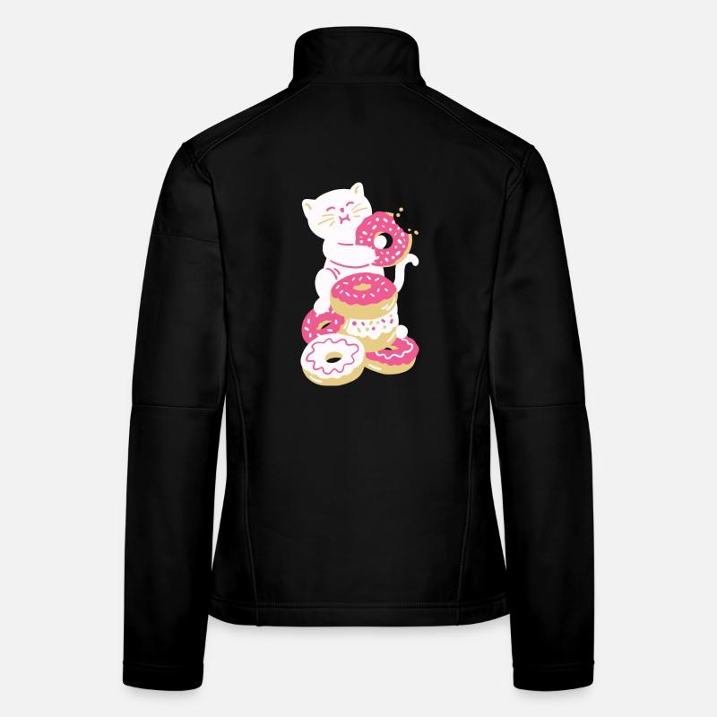 Donuts Katze Donut Frauen Softshelljacke