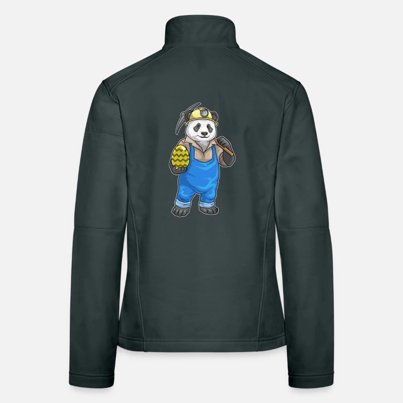 Panda Easter Mining Women's Softshell Jacket