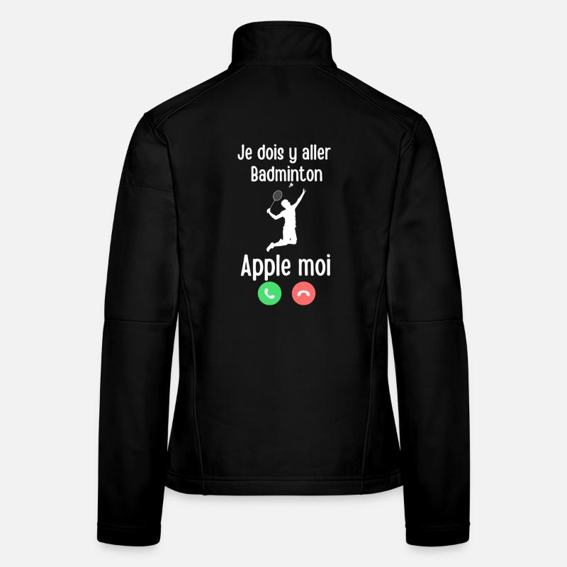 Badminton Appelle Moi Tee Veste en tissu softshell Femme