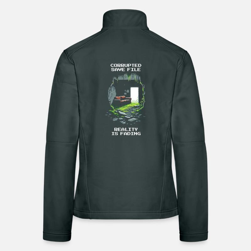 Savegame corrupted | Reality glitched away Women's Softshell Jacket