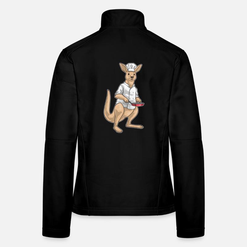 Känguru Koch Pfanne Kochen Frauen Softshelljacke
