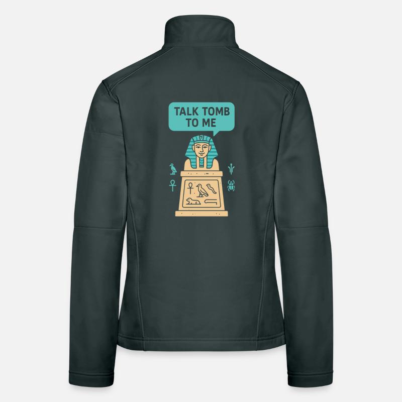 Pharaoh Archaeology in Ancient Egypt Women's Softshell Jacket