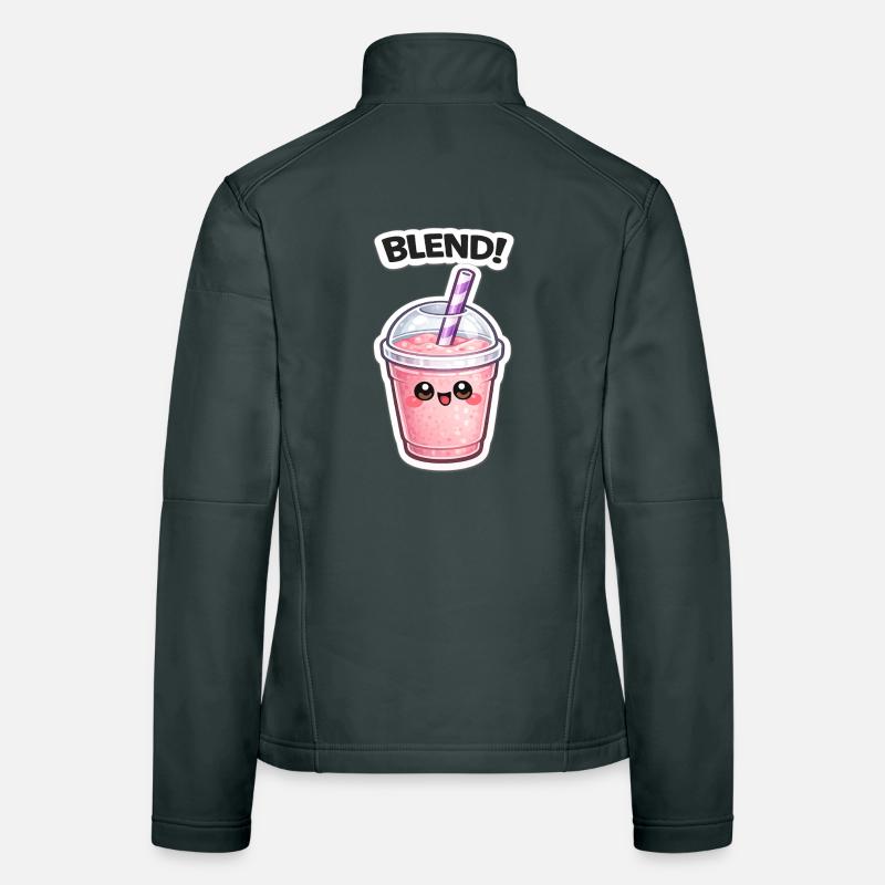 Kawaii Smoothie Becher BLEND Frauen Softshelljacke
