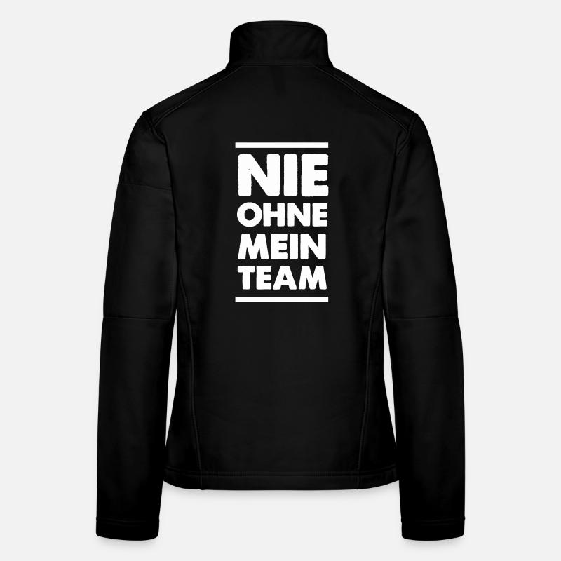 mein Team Frauen Softshelljacke