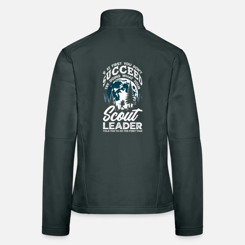 Scouting Truppführer Waldlager Frauen Softshelljacke