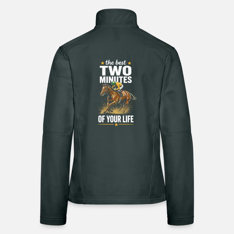 Performance en course en deux minutes Veste en tissu softshell Femme
