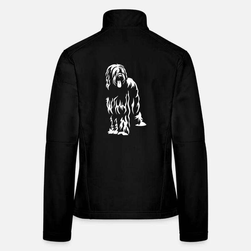 Briard "Black Edition" Frauen Softshelljacke