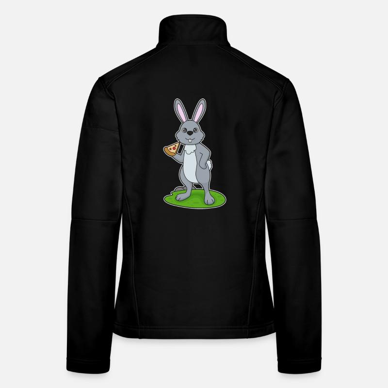 Rabbit Pizzeria Pizza Veste en tissu softshell Femme