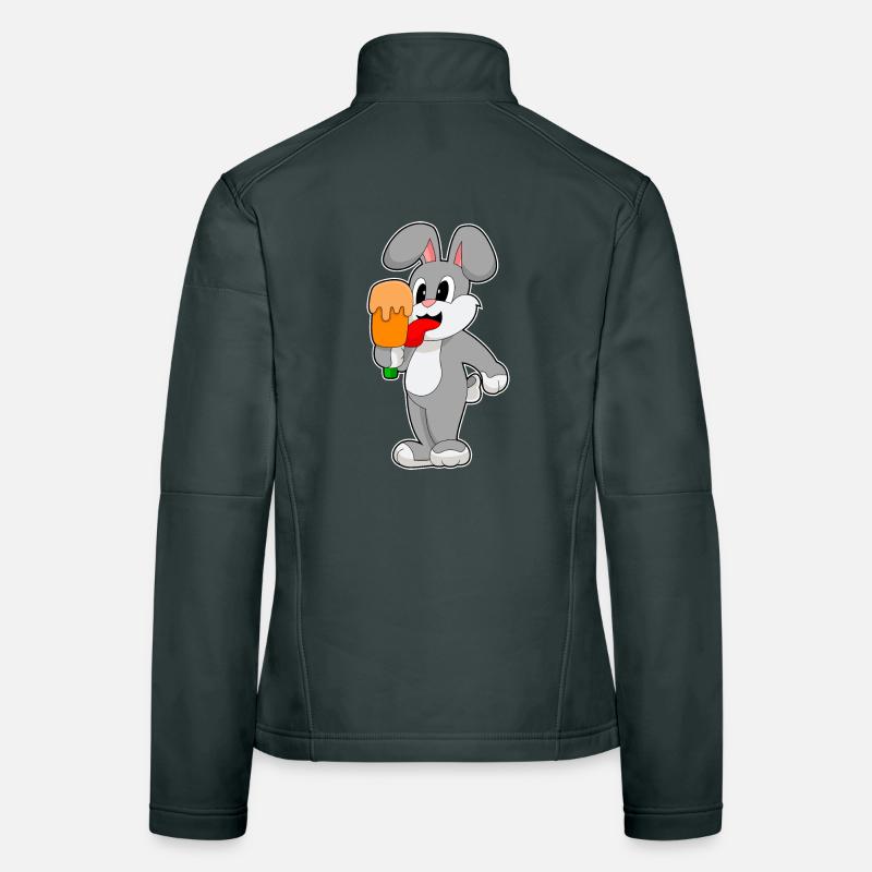 Hase Eis am Stiel Frauen Softshelljacke
