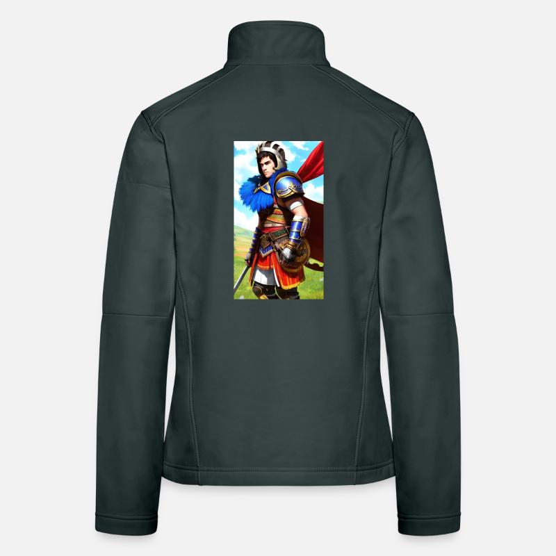 Multicolor Knight Gladiator Women's Softshell Jacket