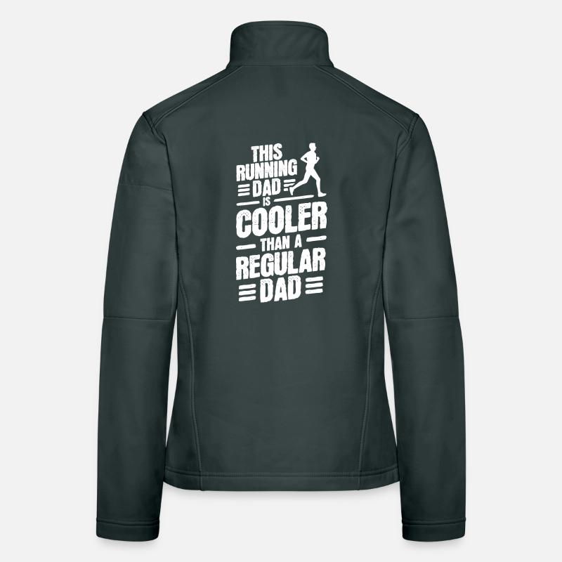 Running Dad Women's Softshell Jacket