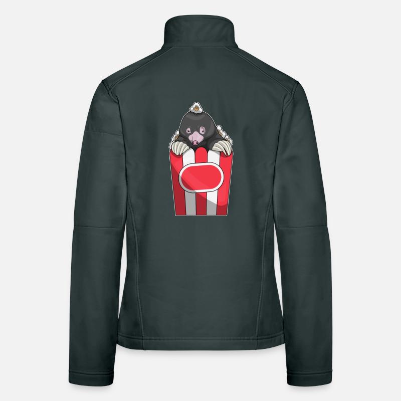 Maulwurf Popcorn Frauen Softshelljacke