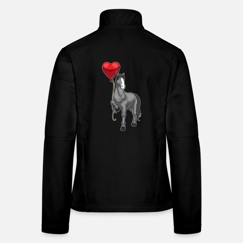 Ballon à cheval Veste en tissu softshell Femme
