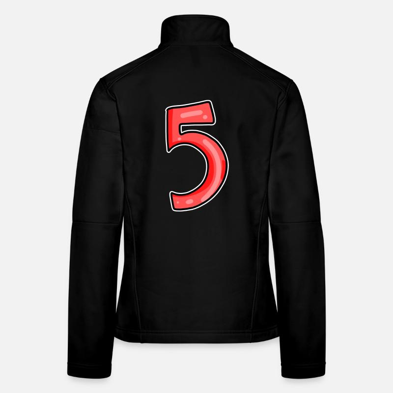 5 red Women's Softshell Jacket