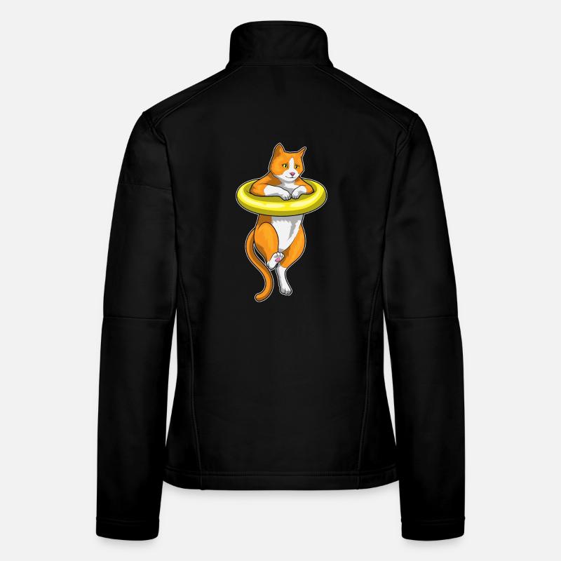 Natation Cat Ring Été Veste en tissu softshell Femme