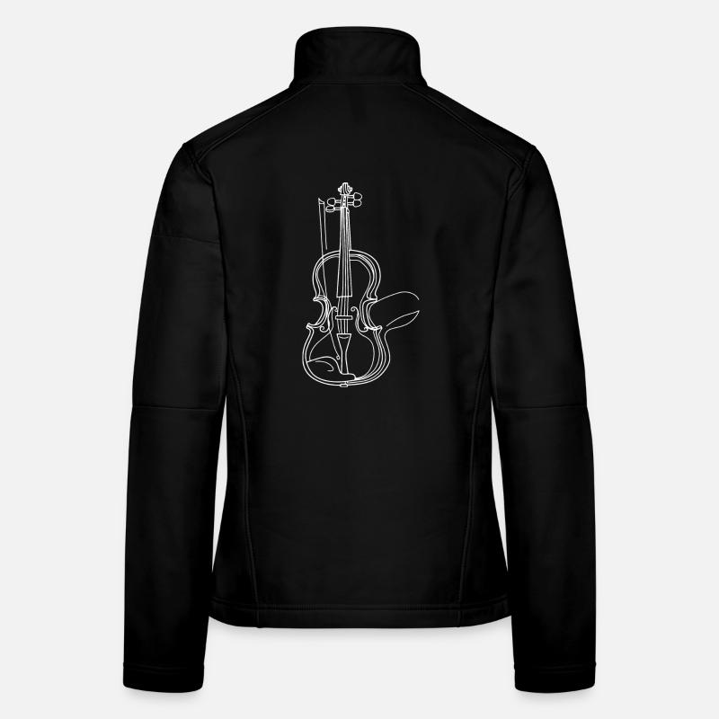 Violon Lineart Veste en tissu softshell Femme