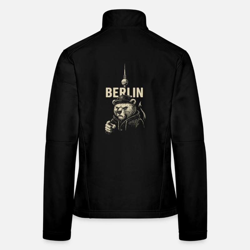 Rebelle de la capitale Veste en tissu softshell Femme