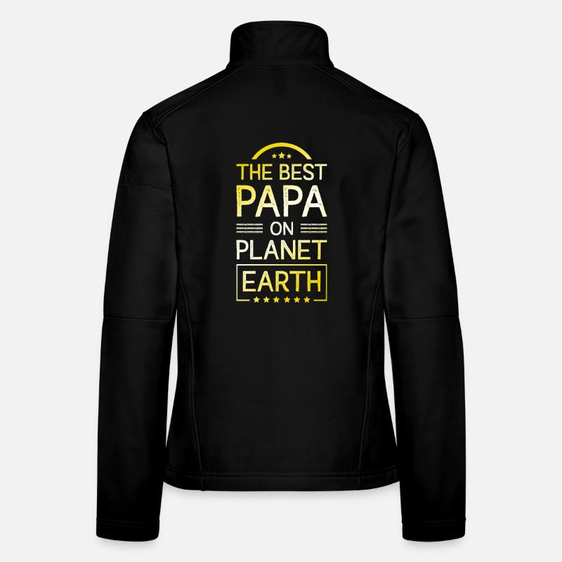 Le meilleur papa Veste en tissu softshell Femme