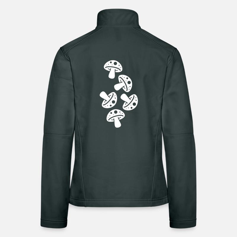 Mushrooms Mushroom Toadstool Women's Softshell Jacket