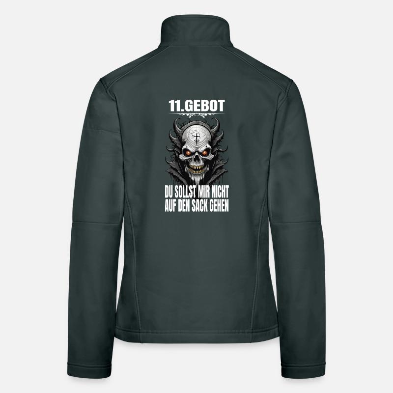 11e Commandement : Tu ne m’énerveras pas Veste en tissu softshell Femme