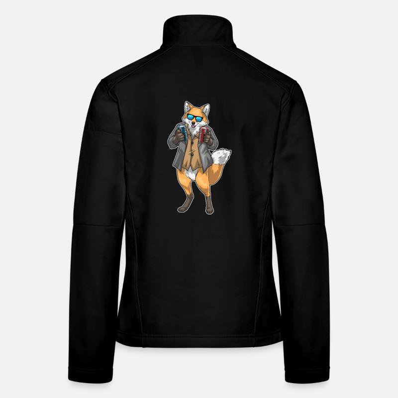 Jeu de cartes Fox Poker Poker Jets Veste en tissu softshell Femme