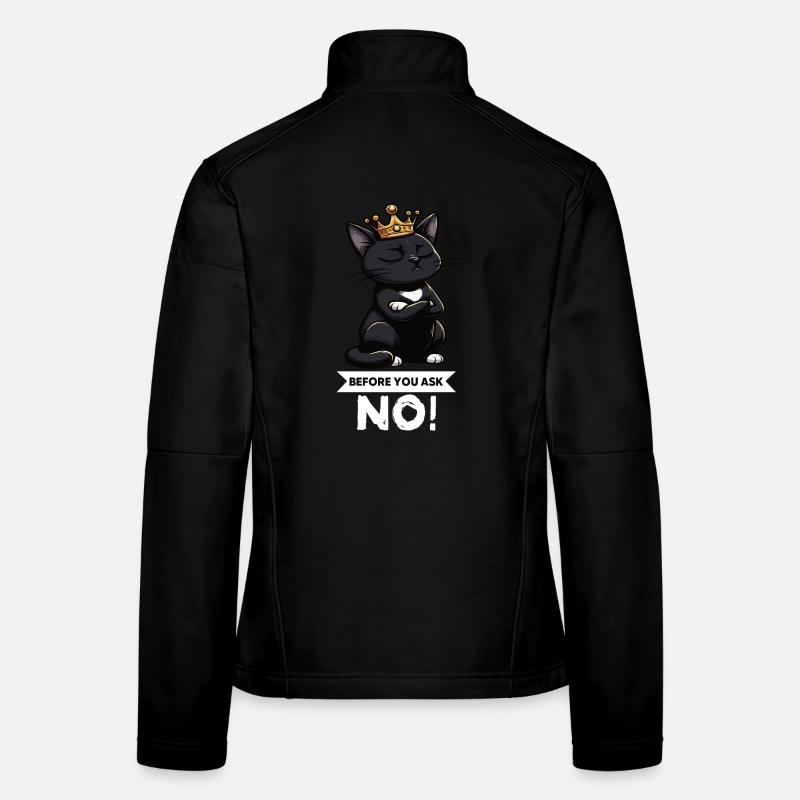 Before You Ask Cat Cat Cat Lover Kitty Women's Softshell Jacket