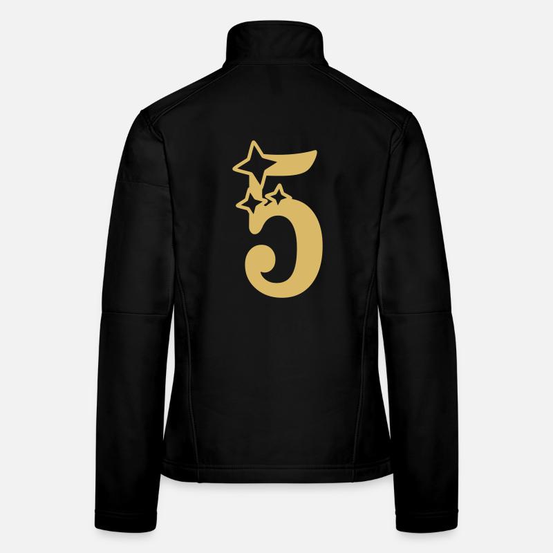 Étoile du 5e anniversaire Veste en tissu softshell Femme