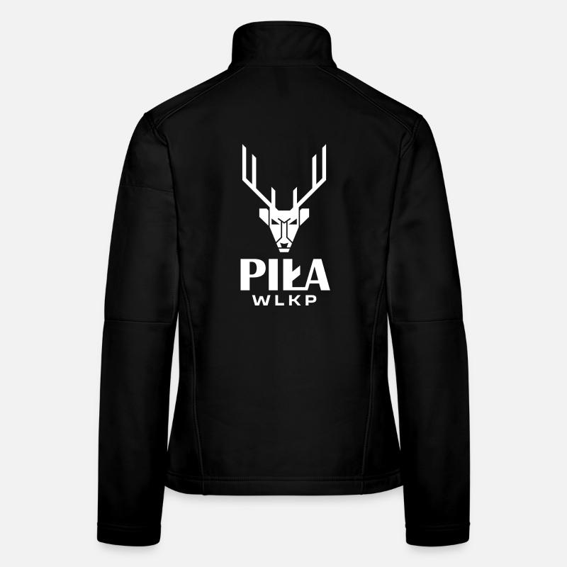 City Saw Deer Logo Women's Softshell Jacket