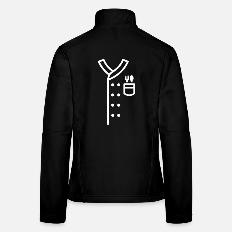 Chef chef chef costume cadeau Veste en tissu softshell Femme