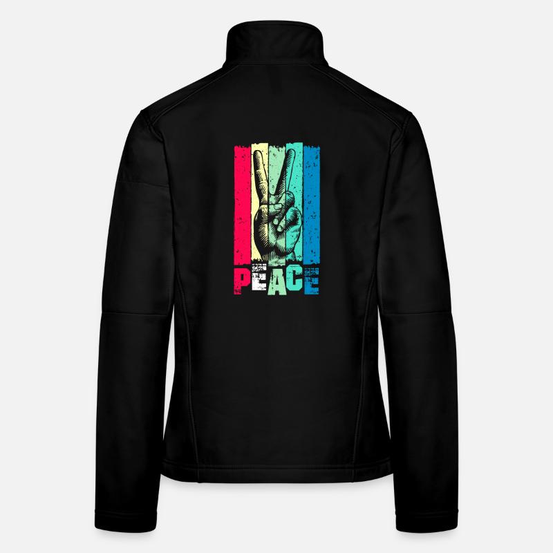 Peace - Peace Sign - Peace Movement - Peace Women's Softshell Jacket