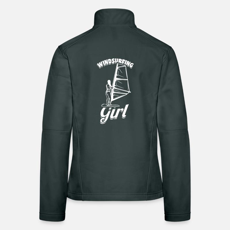 Windsurfer Mädchen Frauen Softshelljacke