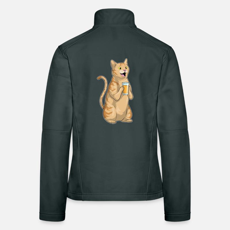 Katze Saft Frauen Softshelljacke