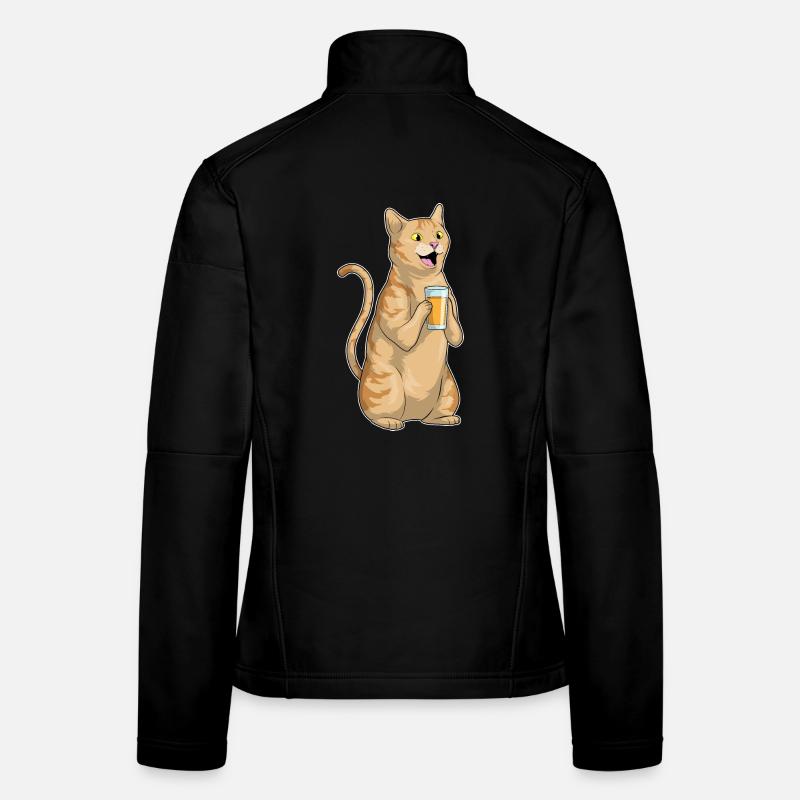 Jus de chat Veste en tissu softshell Femme
