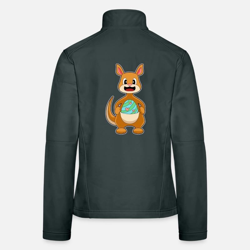 Kangaroo Easter Easter Egg Women's Softshell Jacket