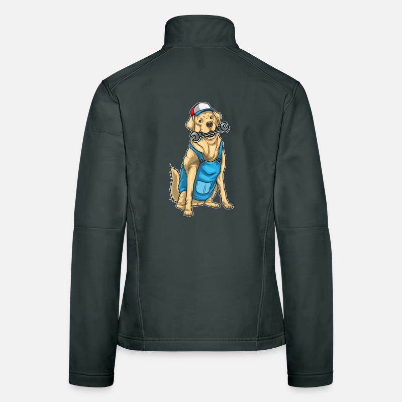 Clé d’artisanat Labrador Veste en tissu softshell Femme