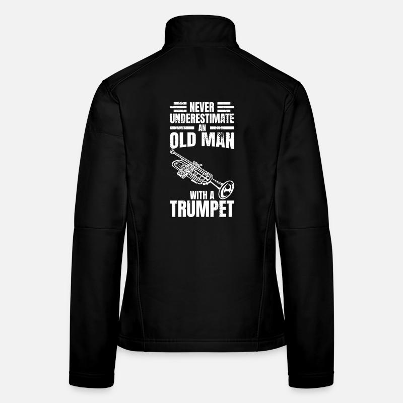 Trompettes Papi Veste en tissu softshell Femme
