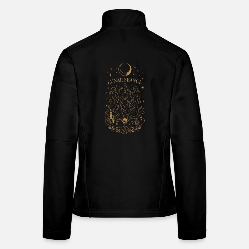 Samhain Lunar Séance Witch Moon Ritual Art Women's Softshell Jacket