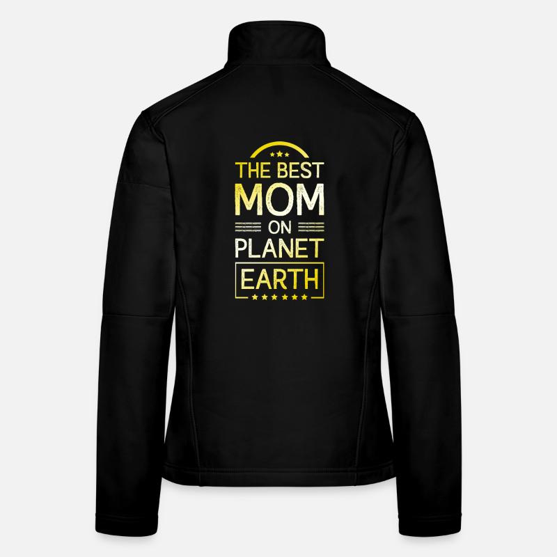 Beste Mom Mama Zitat Mutter Frauen Softshelljacke